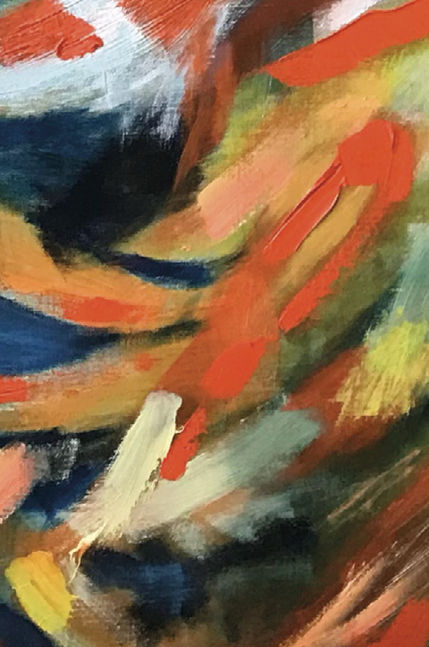 Abstract painting detail